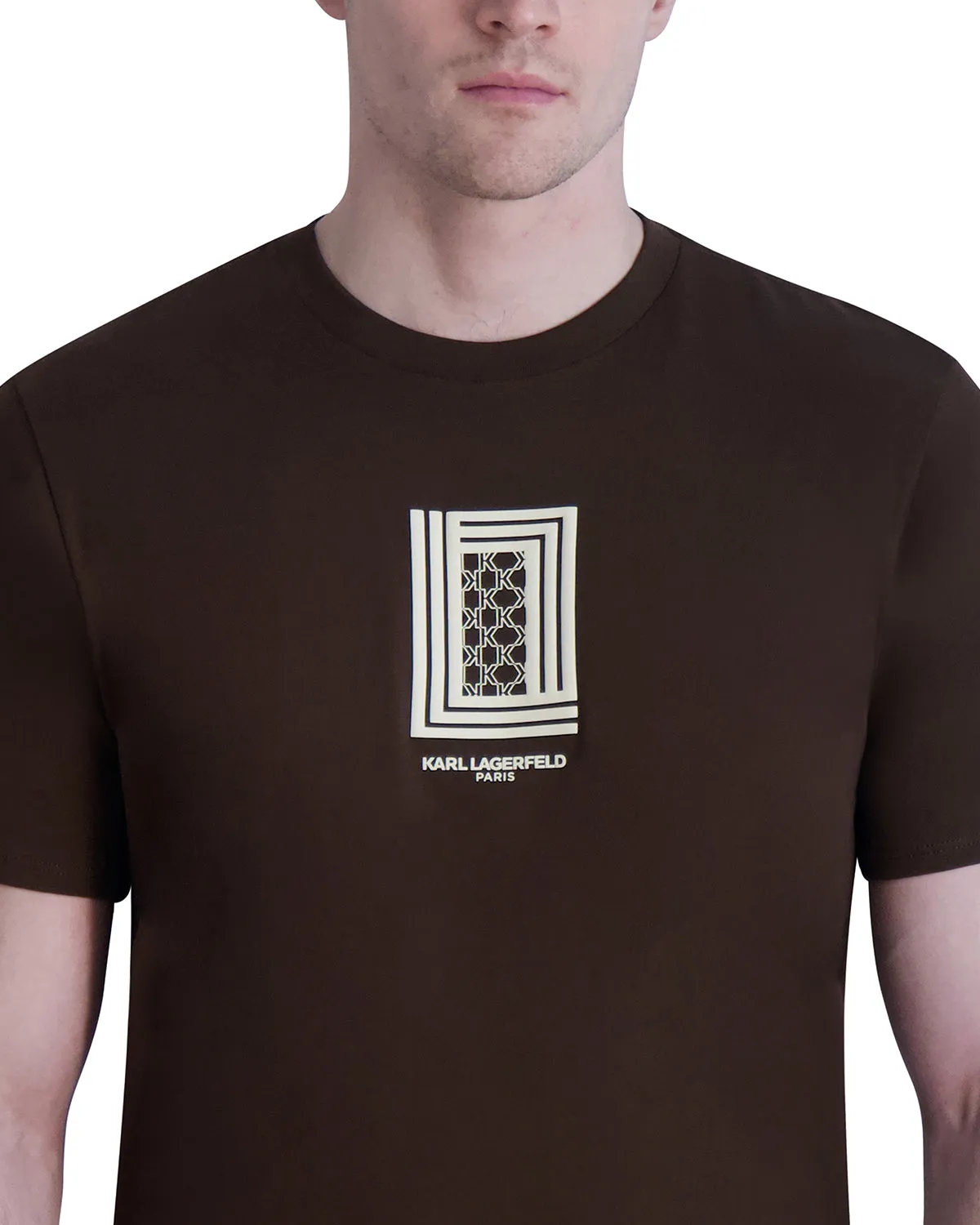 RUBBERIZED LOGO T-SHIRT sold by Karl Lagerfeld Paris product image thumbnail 5