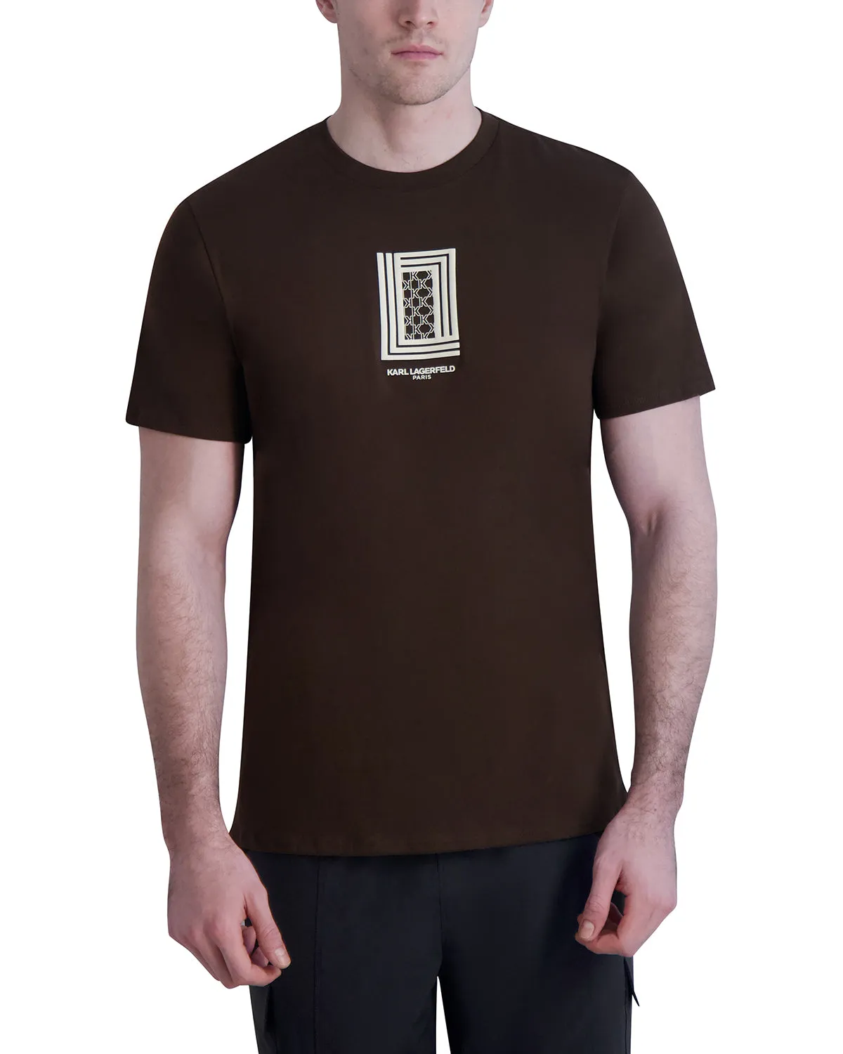 RUBBERIZED LOGO T-SHIRT sold by Karl Lagerfeld Paris