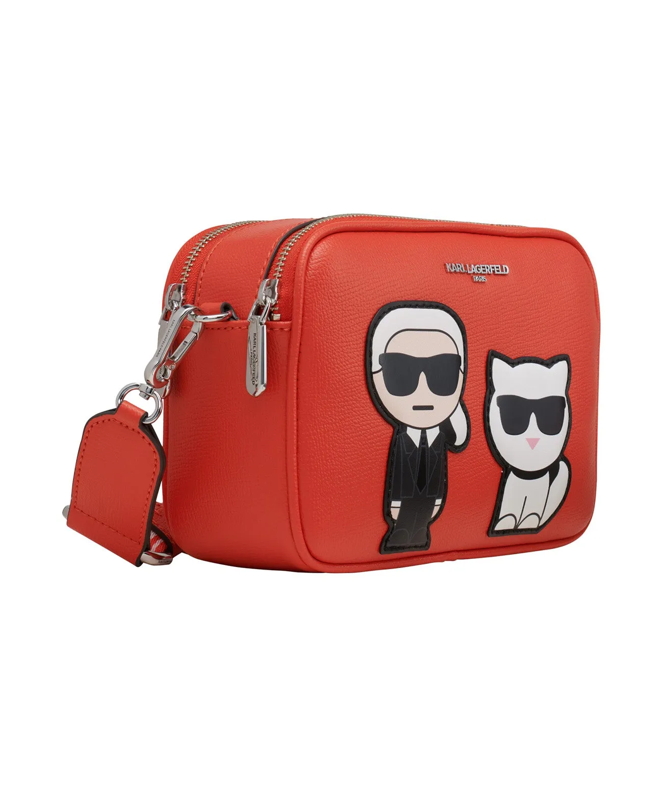 MAYBELLE ROUND HEAD DUO CAMERA CROSSBODY BAG sold by Karl Lagerfeld Paris product image thumbnail 3