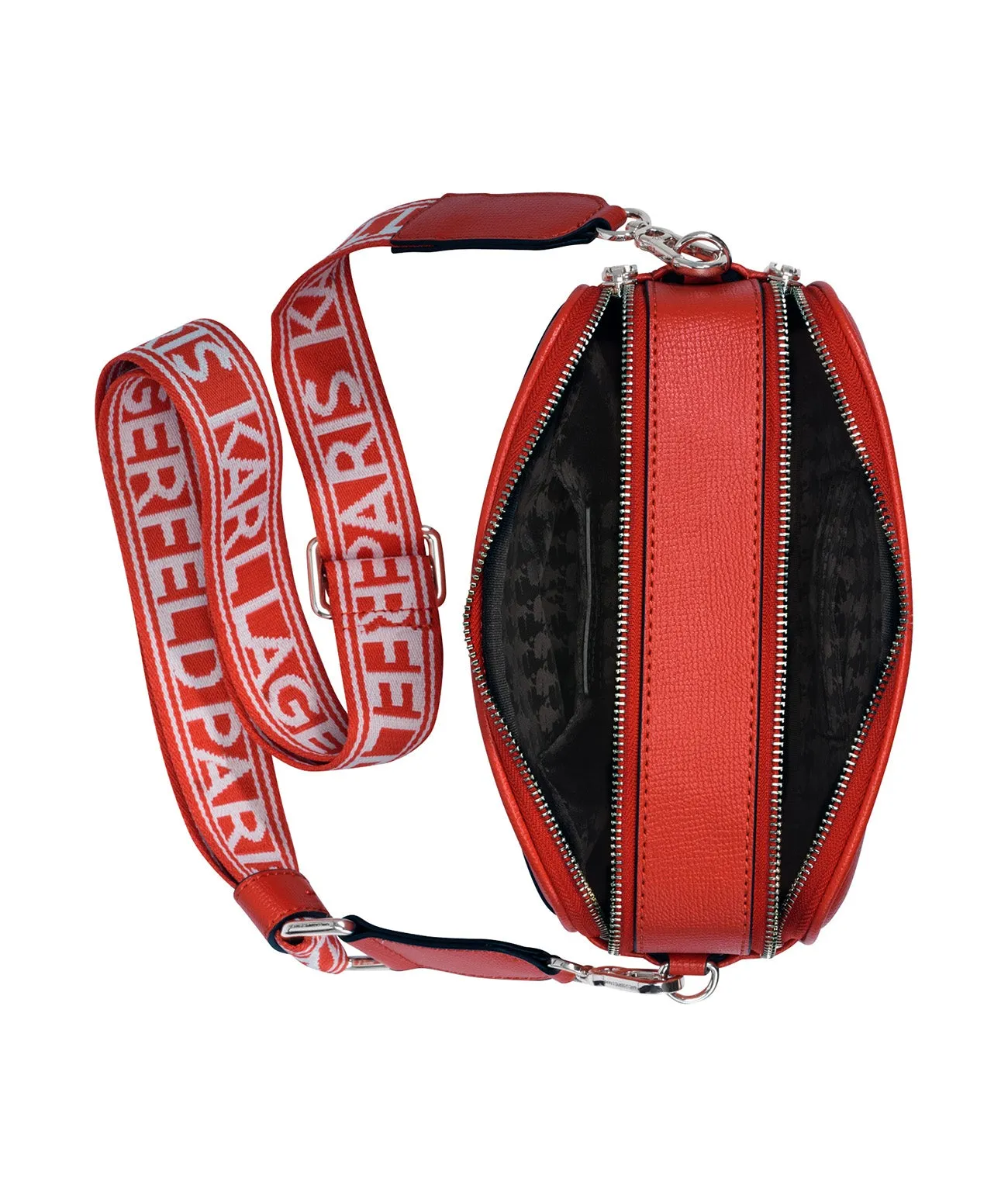 MAYBELLE ROUND HEAD DUO CAMERA CROSSBODY BAG sold by Karl Lagerfeld Paris product image thumbnail 4