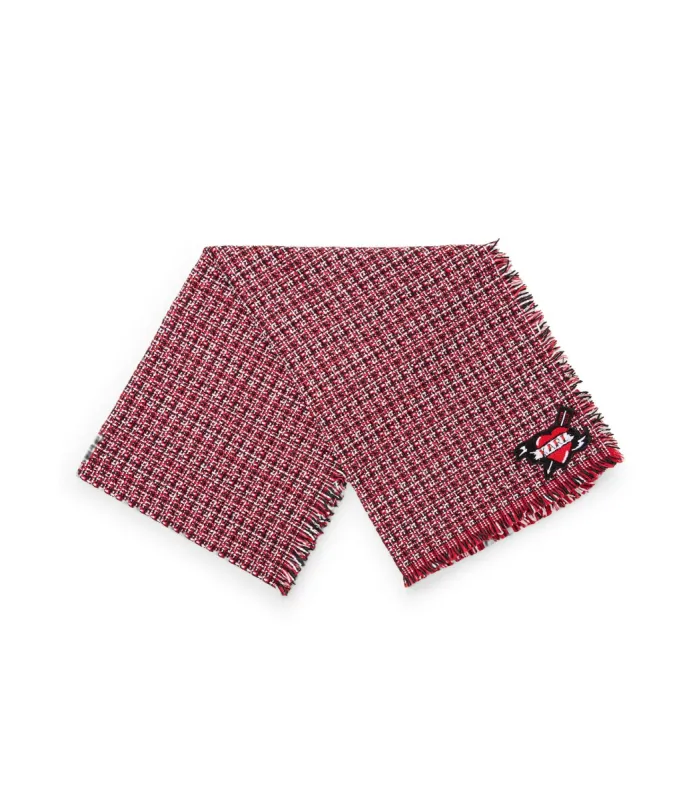 KARL HEART METALLIC PLAID SCARF sold by Karl Lagerfeld Paris