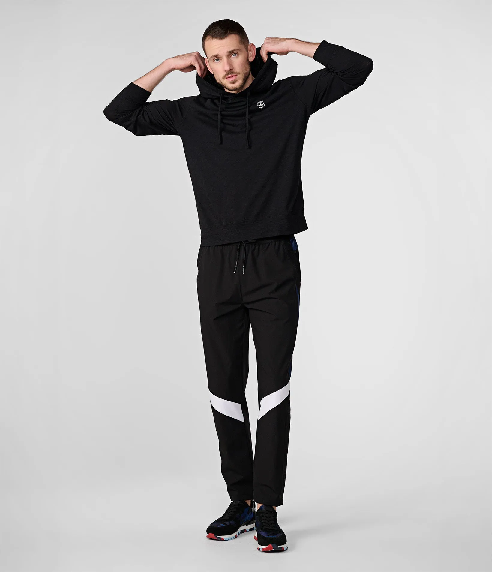 SMALL RUBBERIZED KARL HEAD HOODIE sold by Karl Lagerfeld Paris product image thumbnail 4