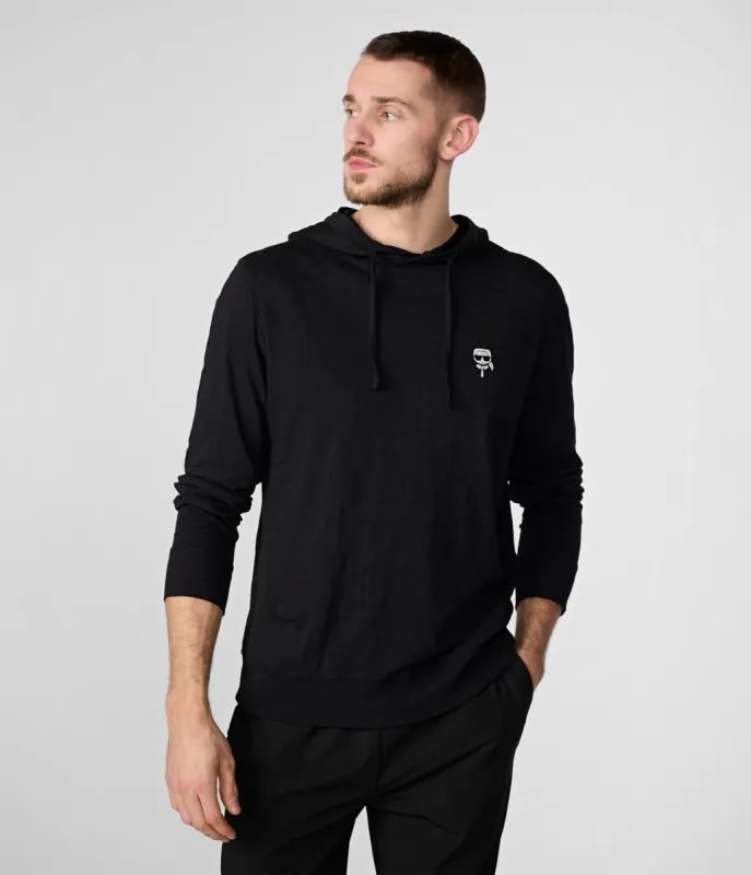 SMALL RUBBERIZED KARL HEAD HOODIE sold by Karl Lagerfeld Paris