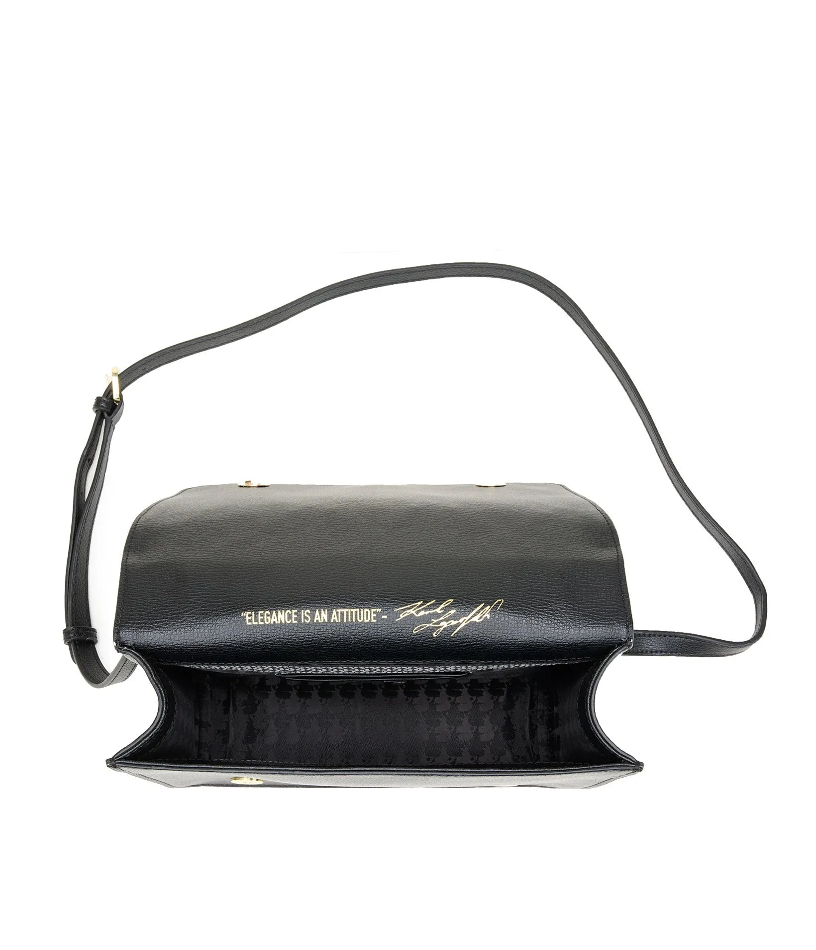 SIMONE FLAP CROSSBODY sold by Karl Lagerfeld Paris product image thumbnail 3