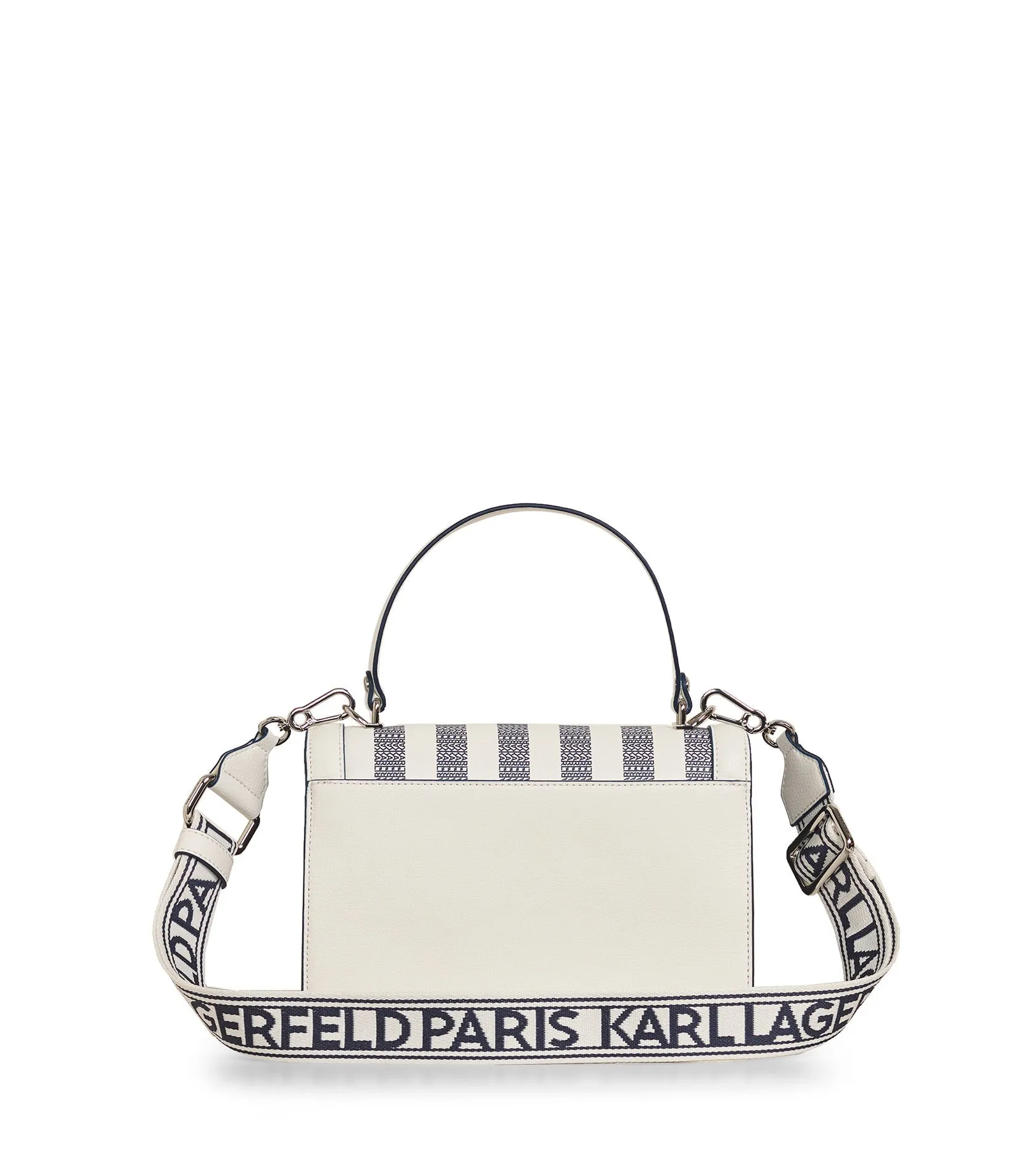 SIMONE STRIPE FLAP CROSSBODY sold by Karl Lagerfeld Paris product image thumbnail 2