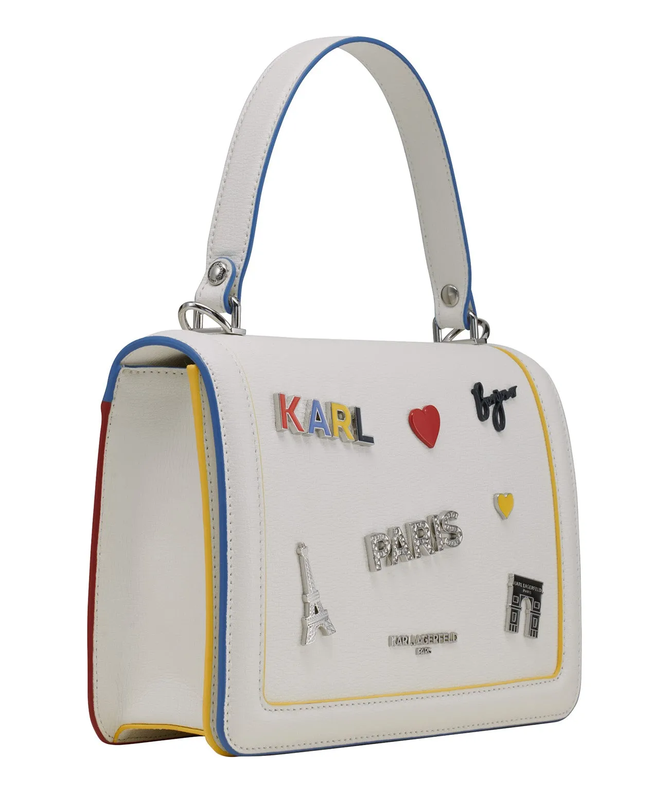 SIMONE FLAP CROSSBODY sold by Karl Lagerfeld Paris product image thumbnail 3