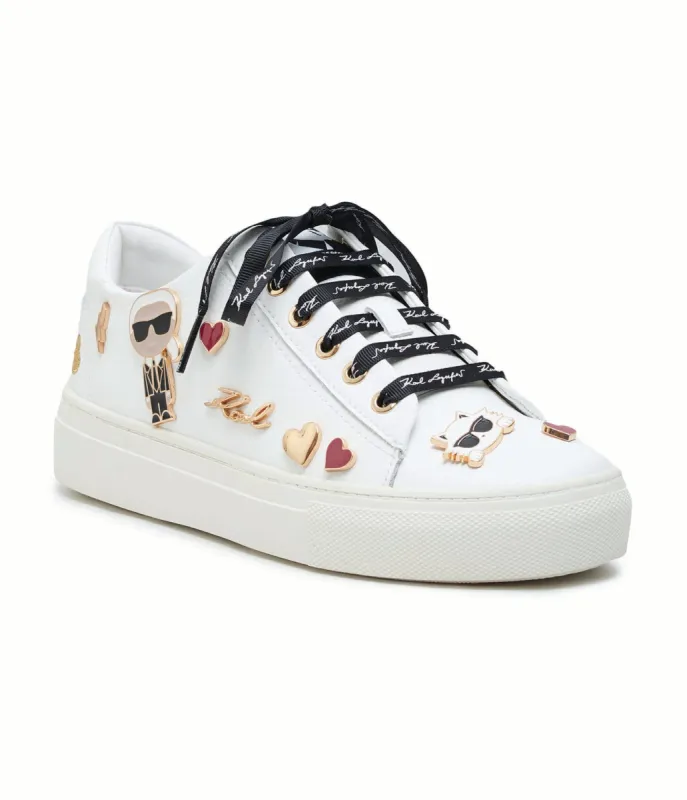 CATE PINS LACE UP SNEAKER sold by Karl Lagerfeld Paris