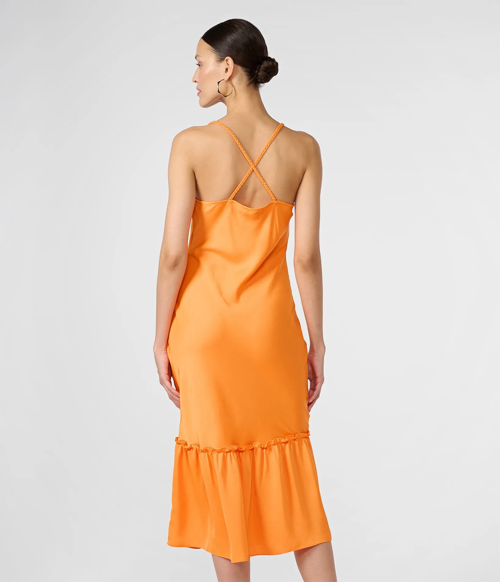 RUFFLE BOTTOM MAXI DRESS sold by Karl Lagerfeld Paris product image thumbnail 2