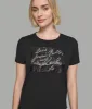 LUXE SPARKLE SCRIPT TEE sold by Karl Lagerfeld Paris