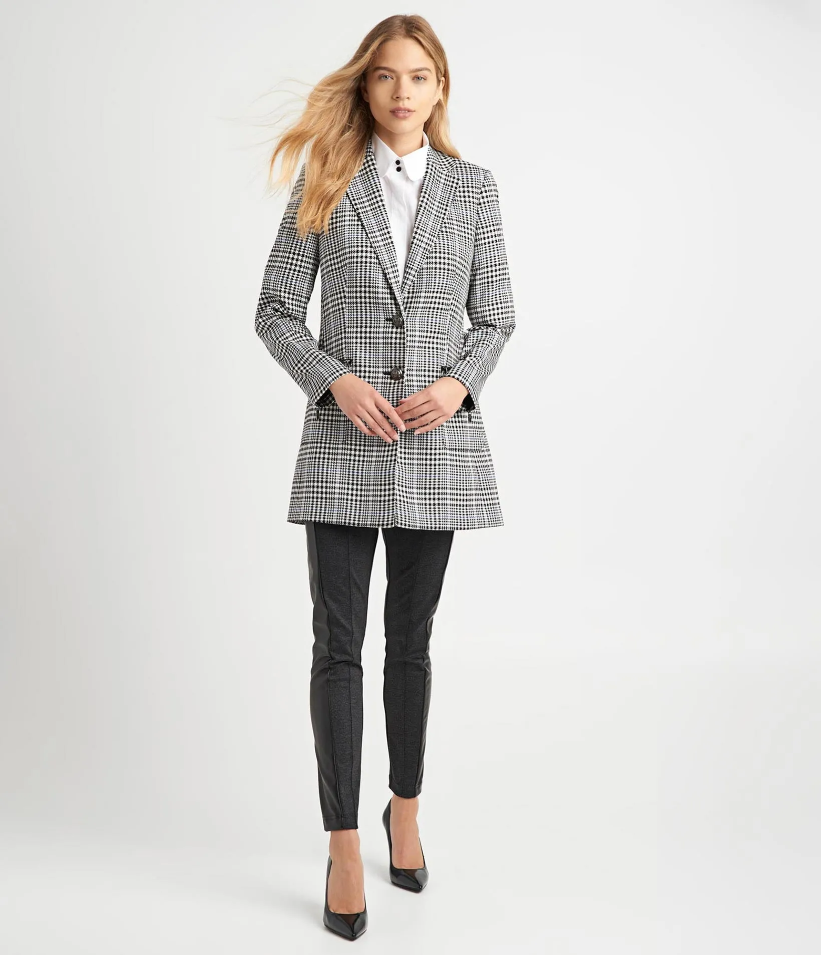 PLAID TOPPER JACKET sold by Karl Lagerfeld Paris product image thumbnail 3