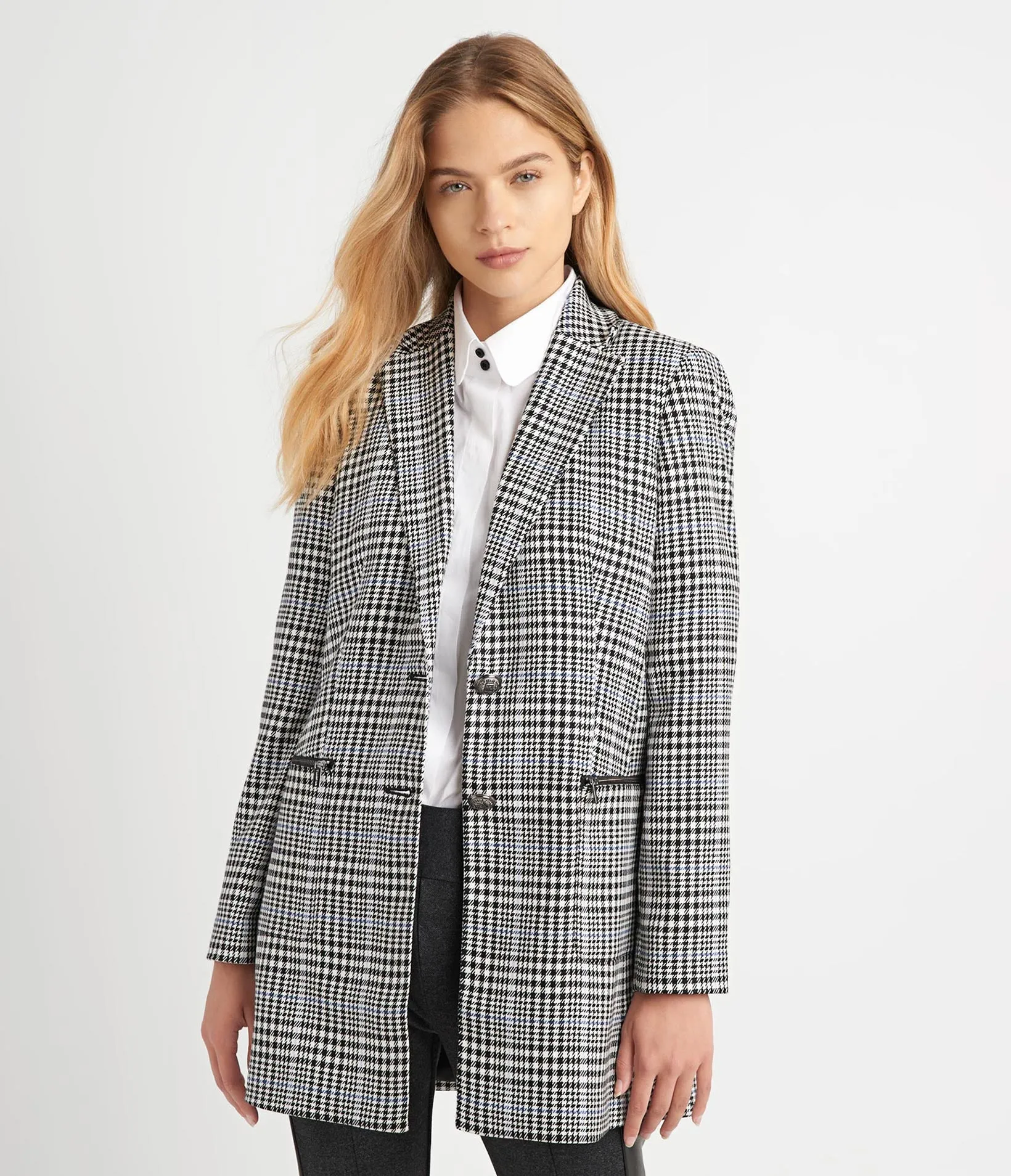 PLAID TOPPER JACKET sold by Karl Lagerfeld Paris