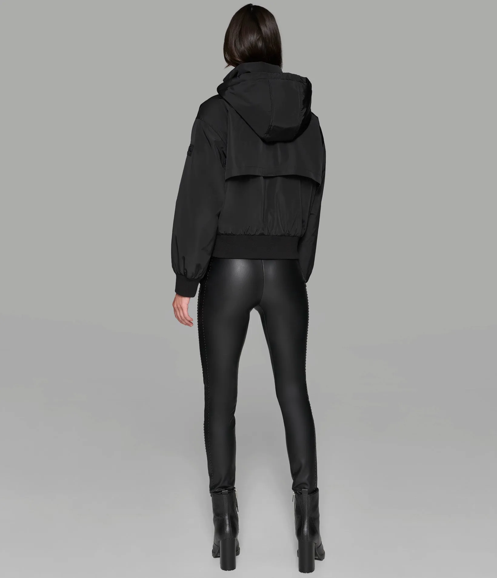 CROPPED LOGO BOMBER JACKET sold by Karl Lagerfeld Paris product image thumbnail 2