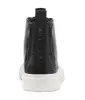 MEN'S RECYCLED BUBBLE LEATHER DOUBLE BACK ZIP HI TOP SNEAKER sold by Karl Lagerfeld Paris