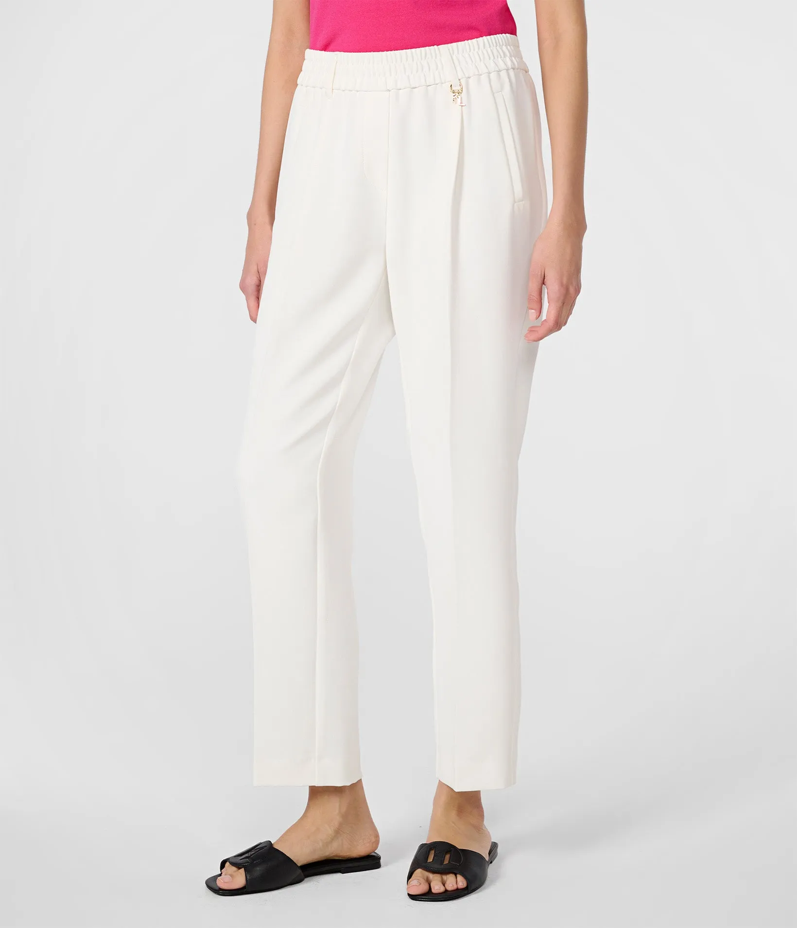 ELASTIC WAIST TAPERED PANT sold by Karl Lagerfeld Paris