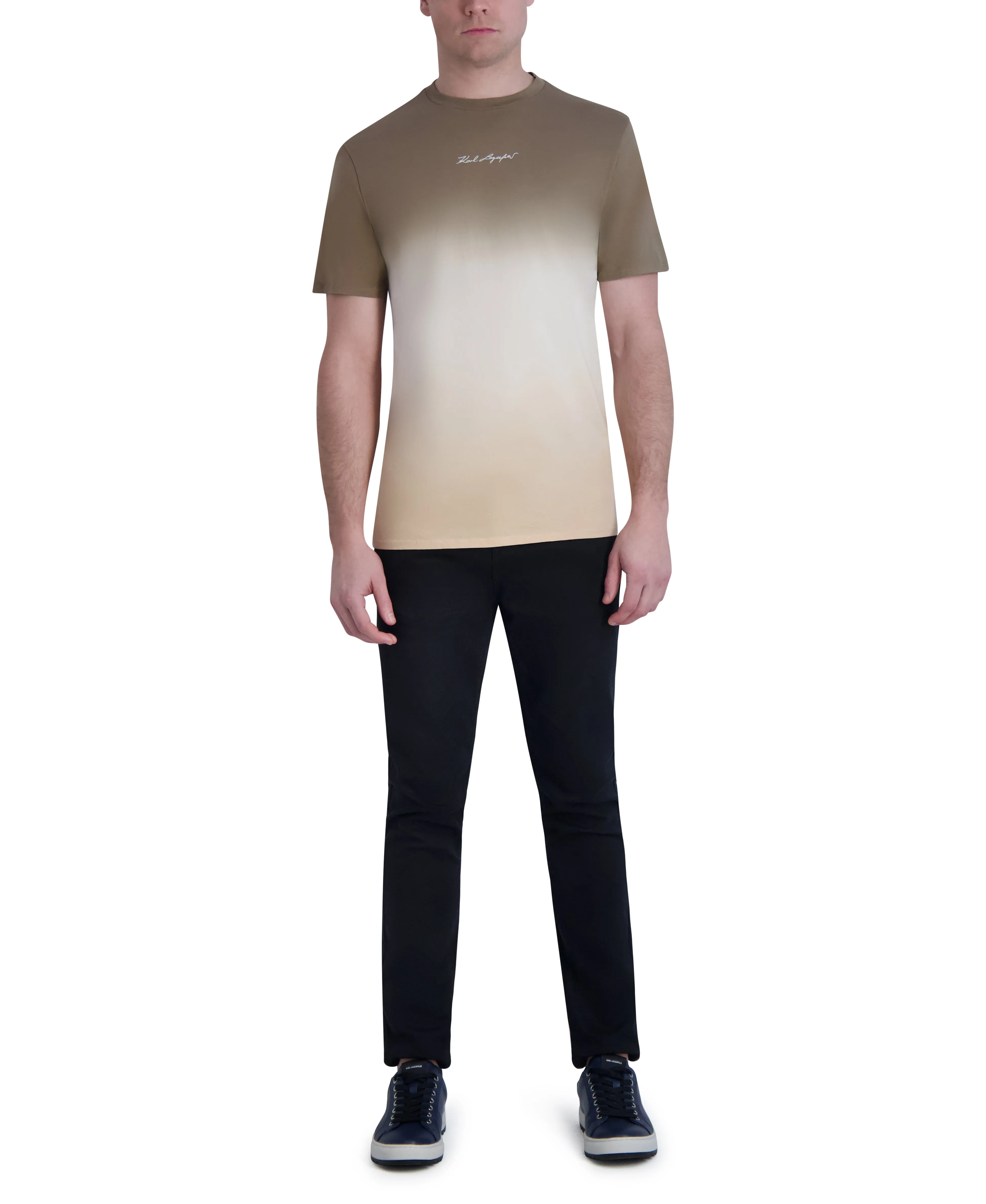 OMBRE T-SHIRT WITH LOGO sold by Karl Lagerfeld Paris product image thumbnail 4