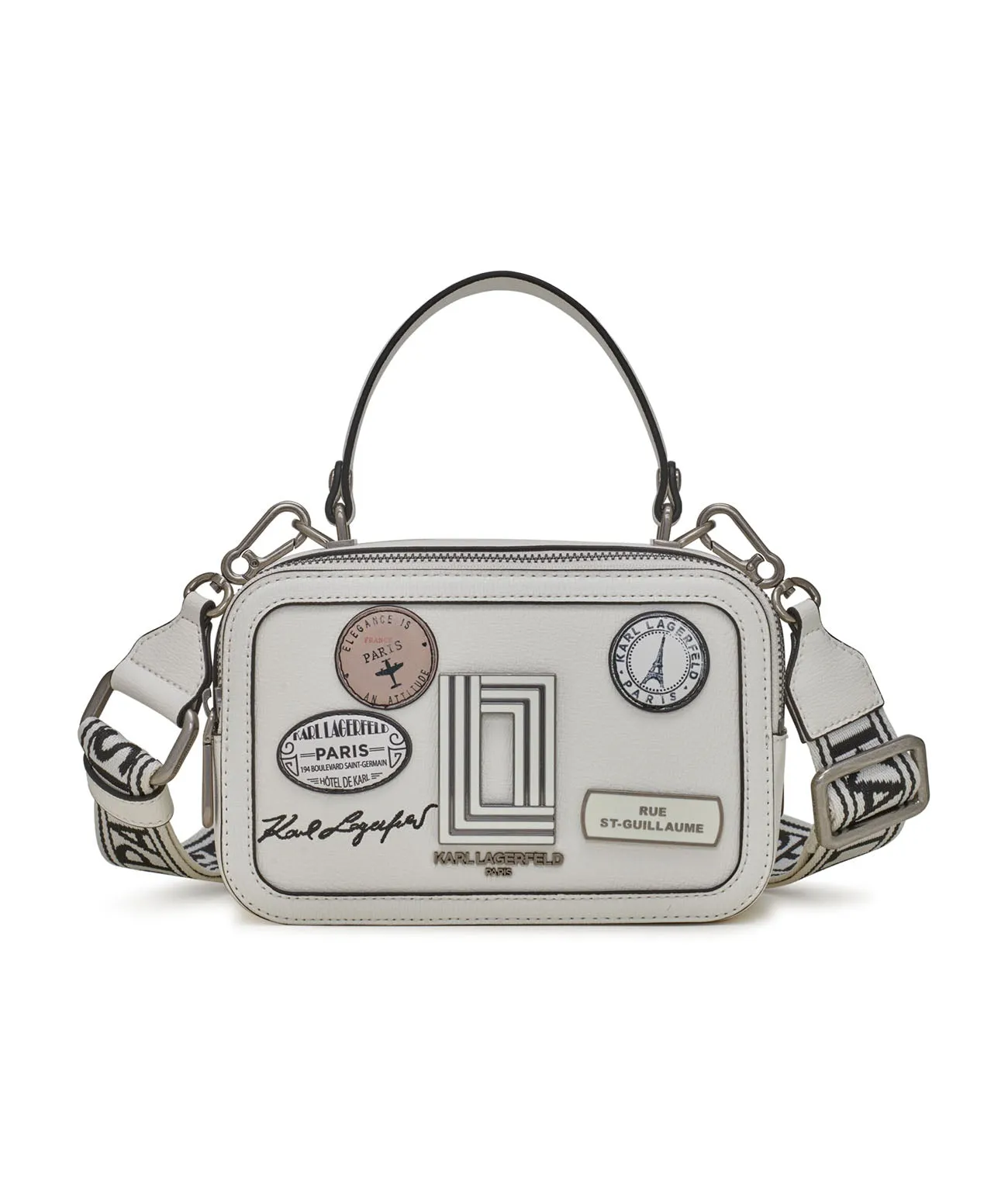 SIMONE CAMERA PATCH CROSSBODY sold by Karl Lagerfeld Paris
