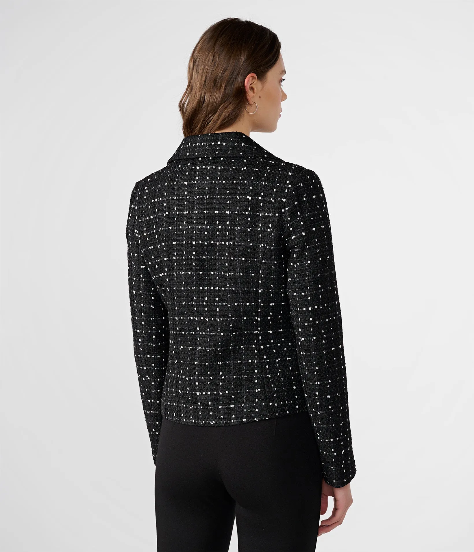 TWEED MOTO JACKET sold by Karl Lagerfeld Paris product image thumbnail 2