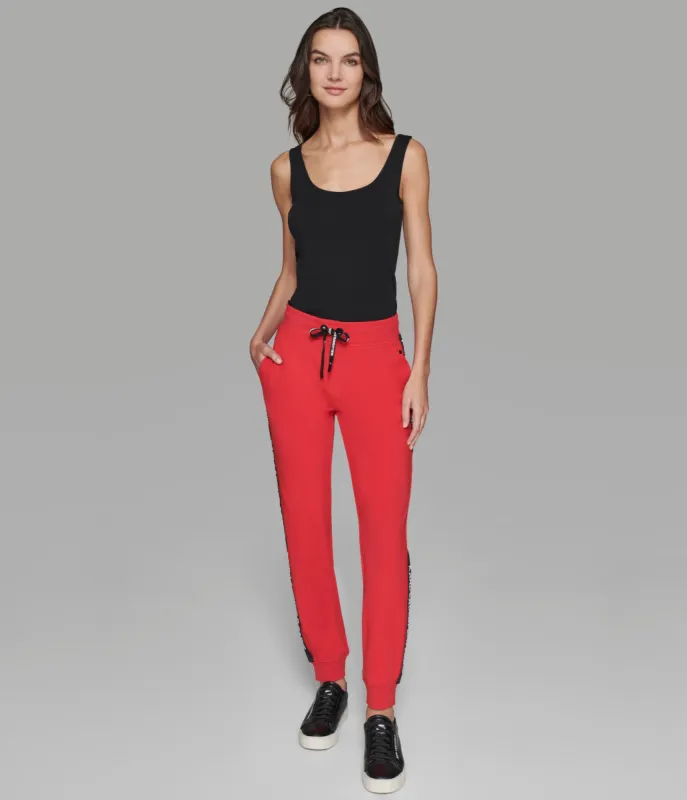 KARL LOGO TAPE JOGGER PANT sold by Karl Lagerfeld Paris