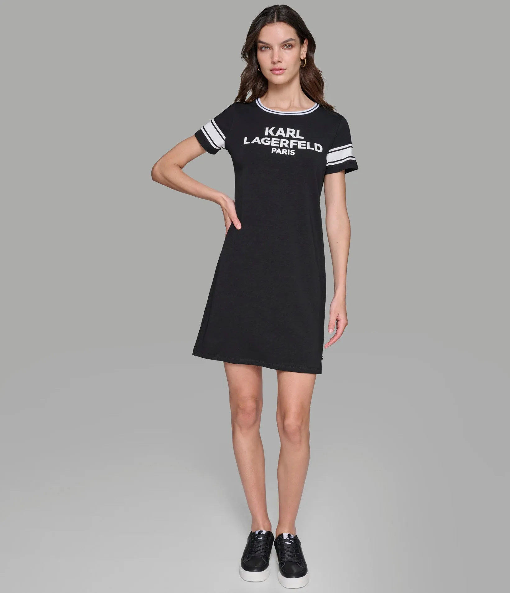 LOGO TEE DRESS sold by Karl Lagerfeld Paris product image thumbnail 5