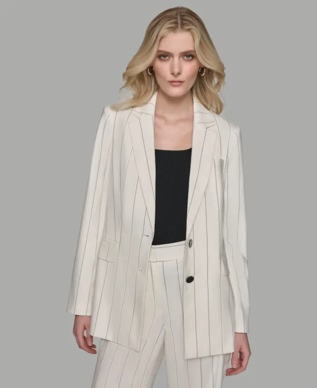 PINSTRIPE BLAZER sold by Karl Lagerfeld Paris