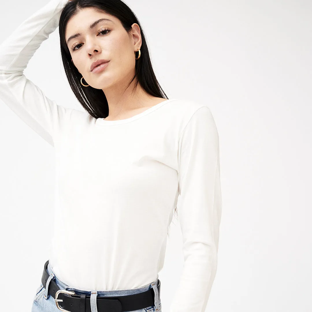 Classic Long Sleeve Crew sold by Groceries Apparel product image thumbnail 2