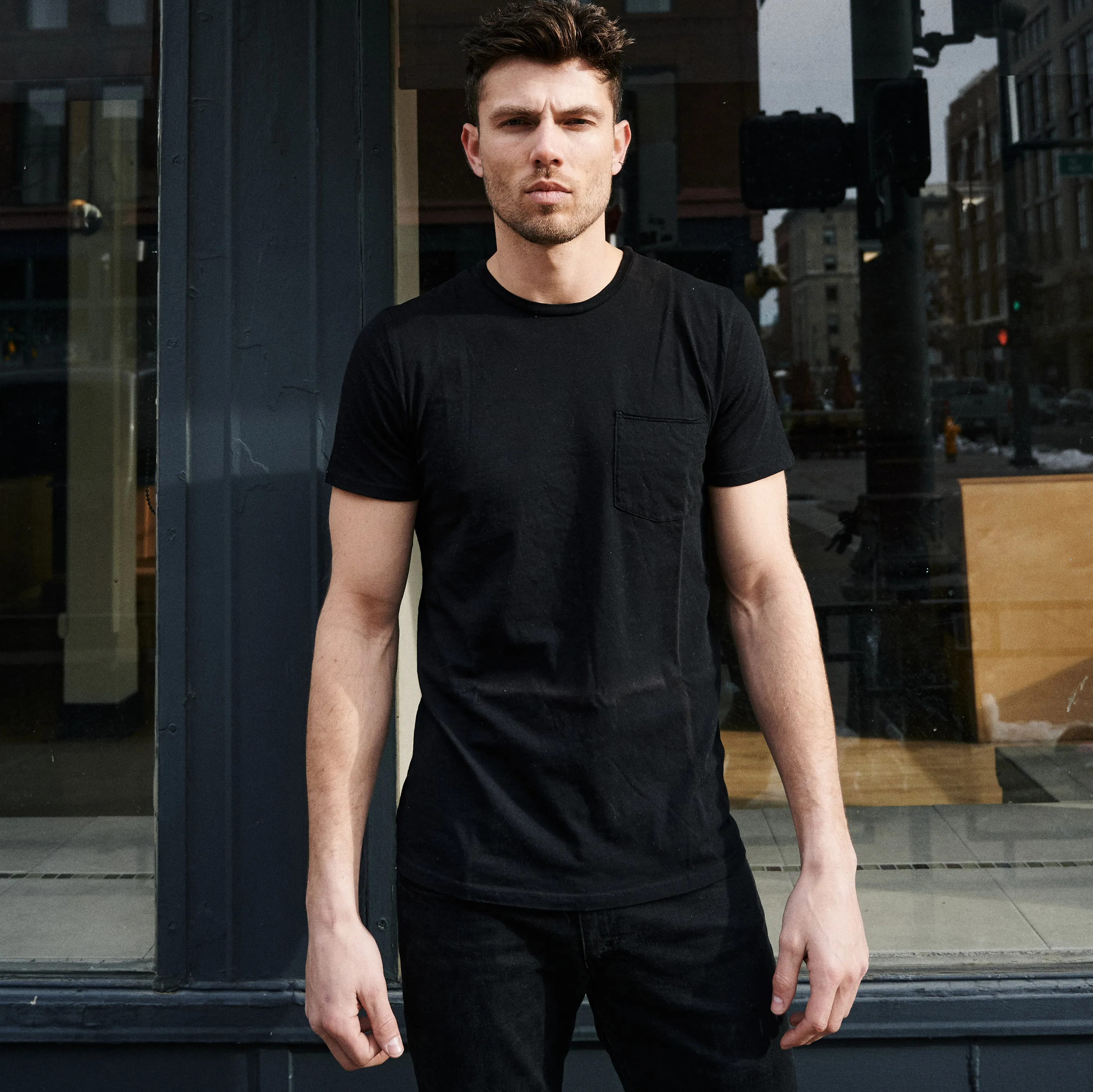 Raw Pocket Crew sold by Groceries Apparel