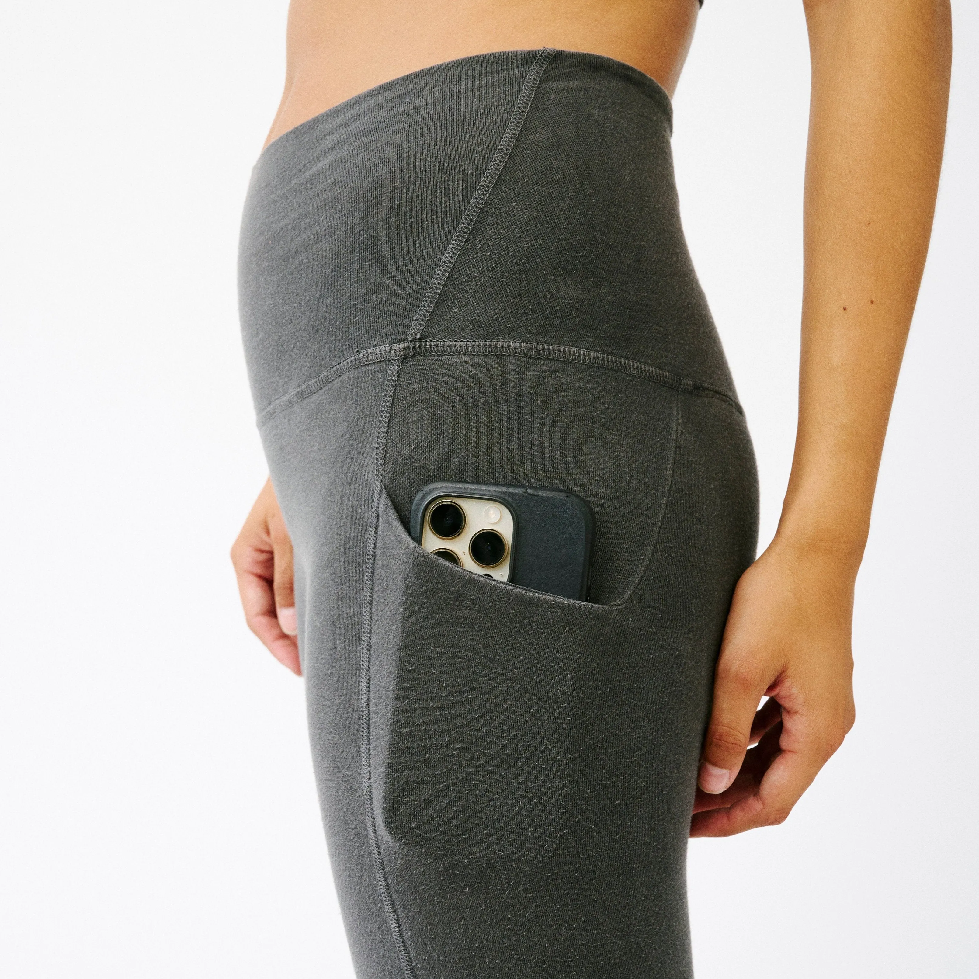 High-Rise Legging w/ Pocket 28" sold by Groceries Apparel