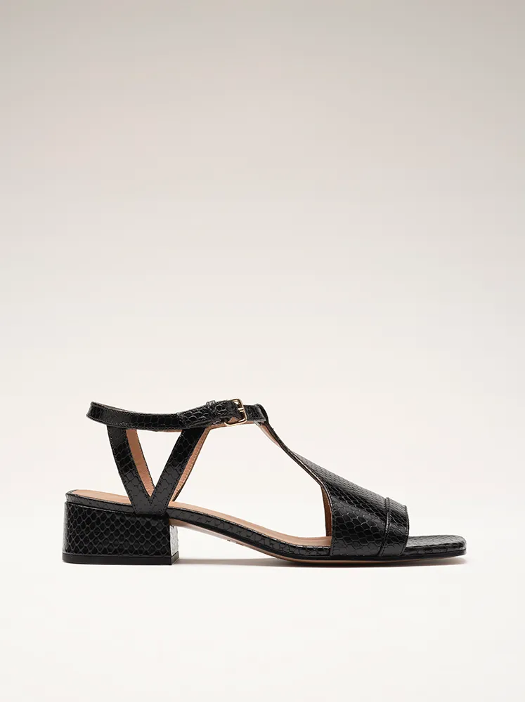 FELICITA - Sandales - Embossées Noir sold by Nomasei