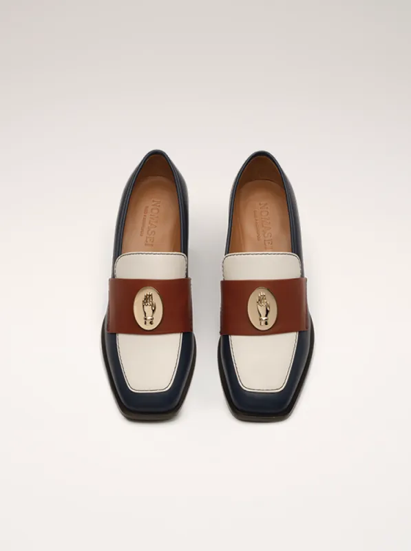 NONO - Mocassins - Tricolore Navy sold by Nomasei