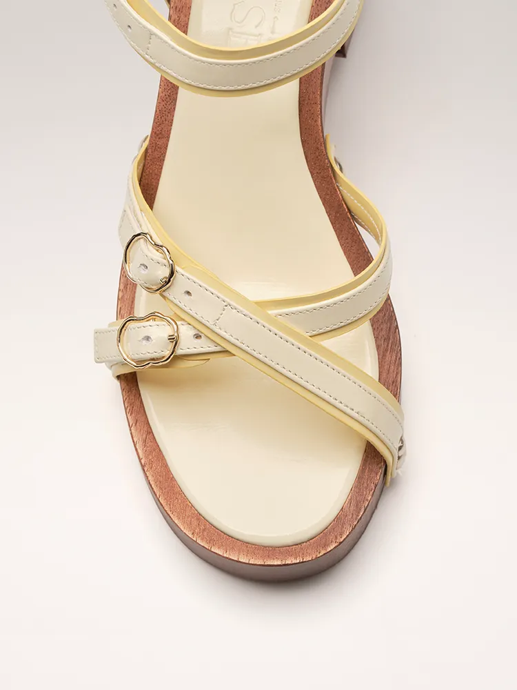 SATURDAY - Sandales - Blanc Pompéi sold by Nomasei product image thumbnail 5