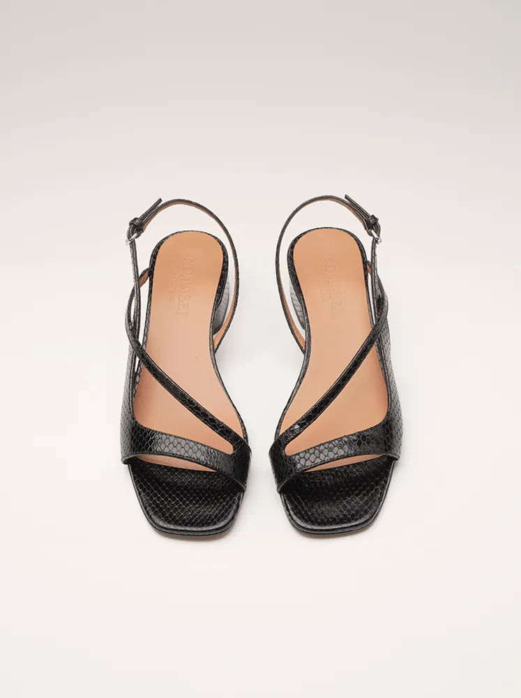 BIRDIE - Sandales - Embossées Noir sold by Nomasei product image thumbnail 2