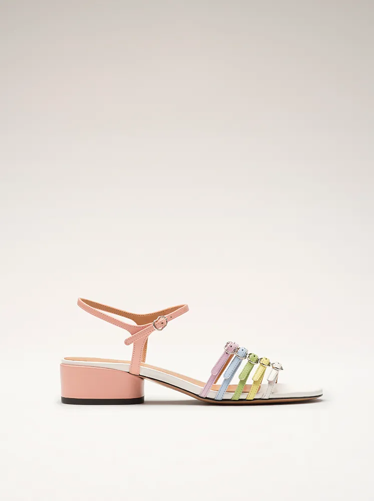 BELLE DE JOUR - Sandales - Arc-en-ciel sold by Nomasei