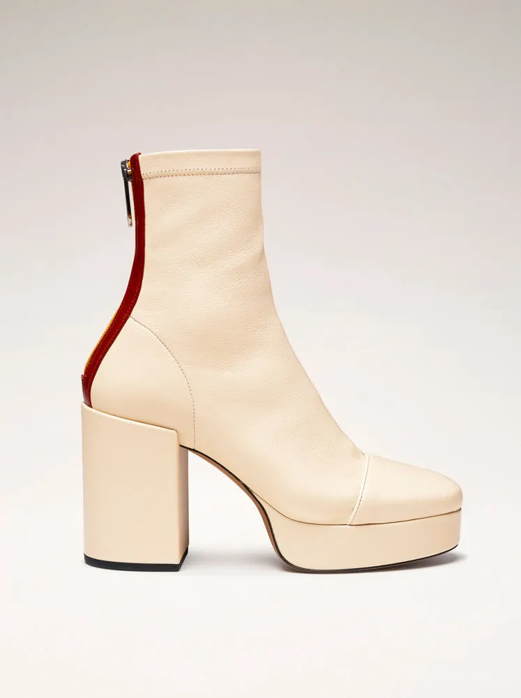 SUMMERTIME - Bottines - Blanc Pompéi sold by Nomasei