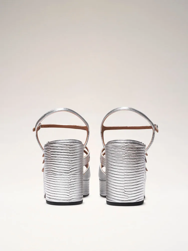 FRENCHKISS- Sandales - Embossés Argent sold by Nomasei product image thumbnail 3