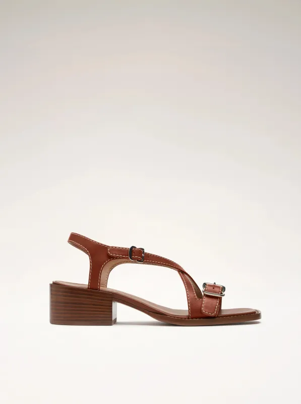 ROMA - Sandales - Cognac sold by Nomasei