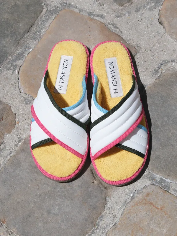HOTEL DE LA PLAGE - Mules  - Off White sold by Nomasei
