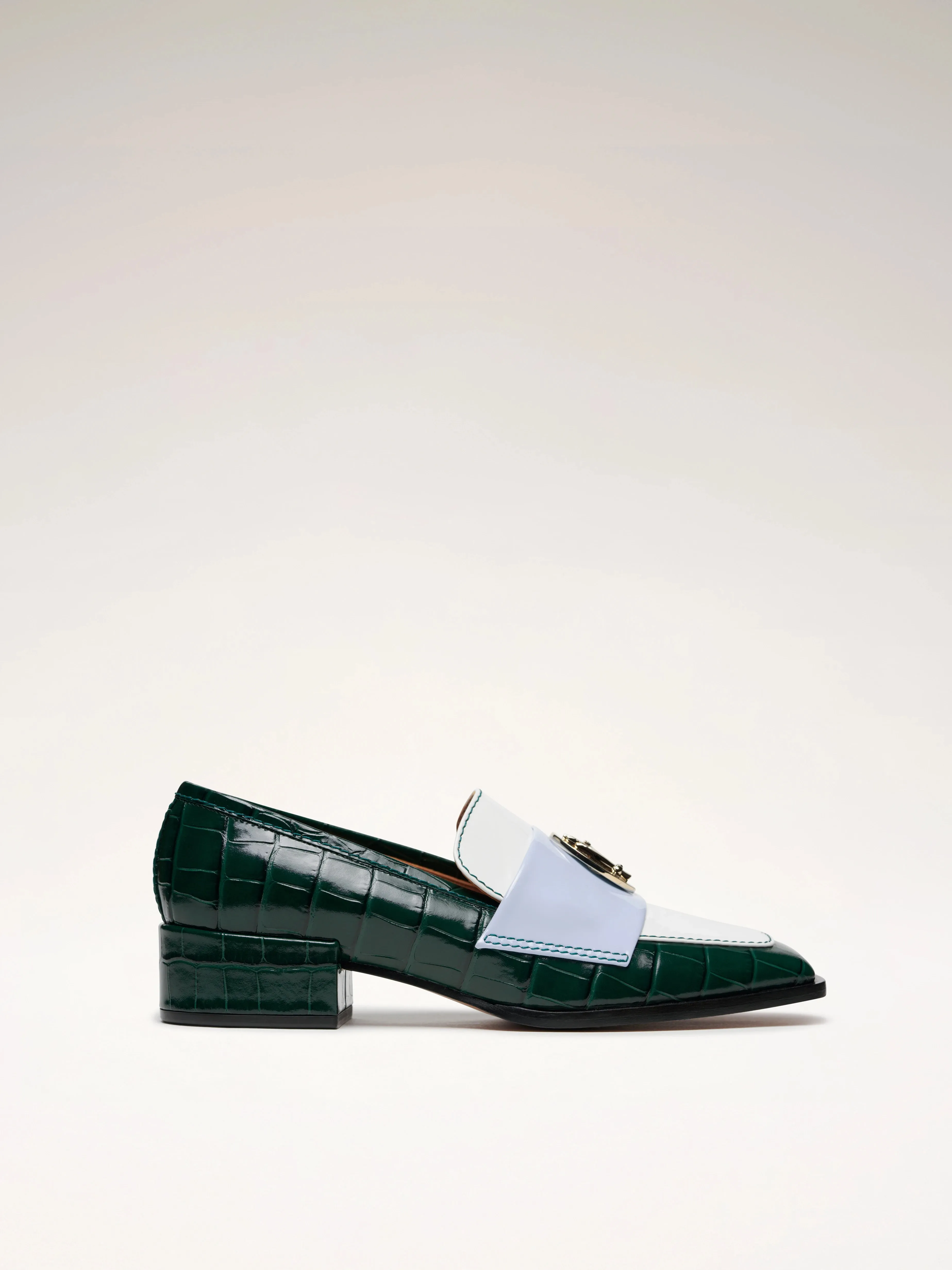 NONO - Mocassins - Tricolore Vert - Bleu ciel sold by Nomasei product image thumbnail 2