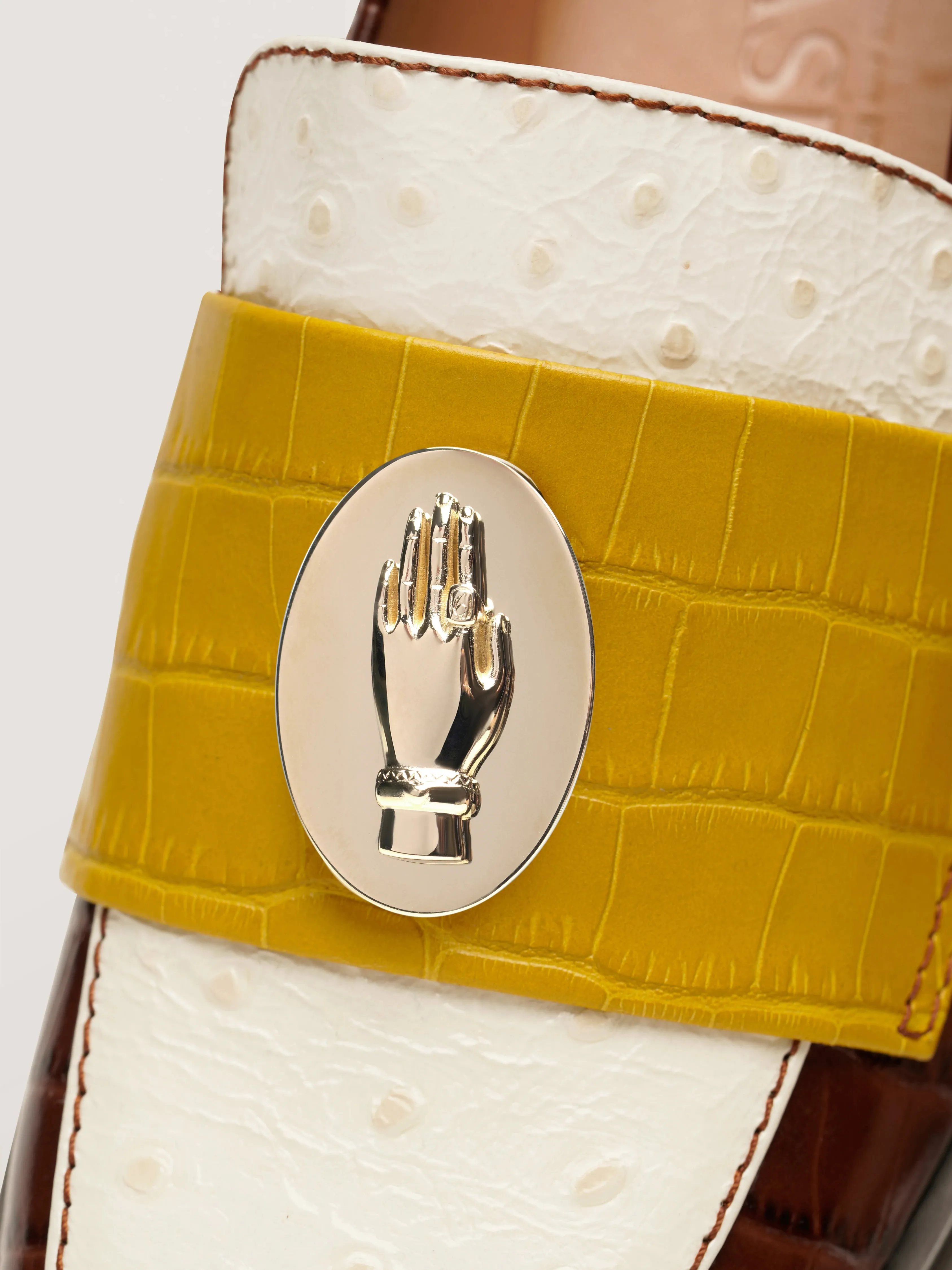 NONO - Mocassins - Tricolore Chocolat - Moutarde sold by Nomasei product image thumbnail 3