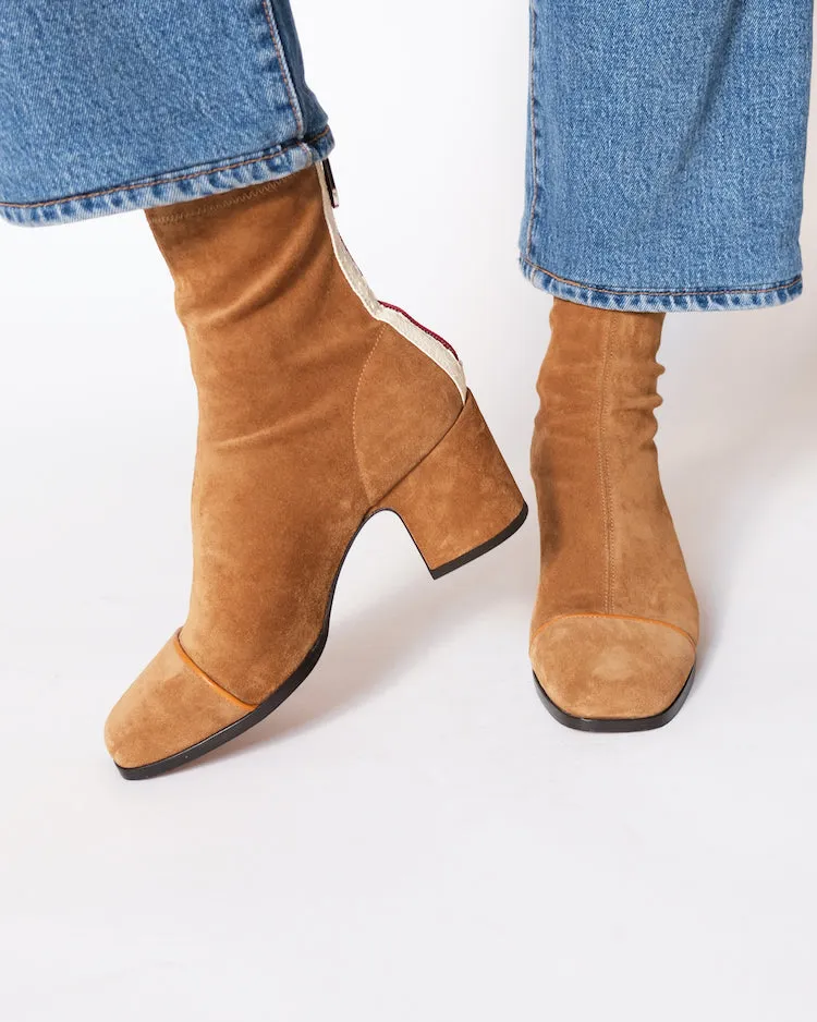 ARIA - Bottines - Suède Cognac sold by Nomasei product image thumbnail 2