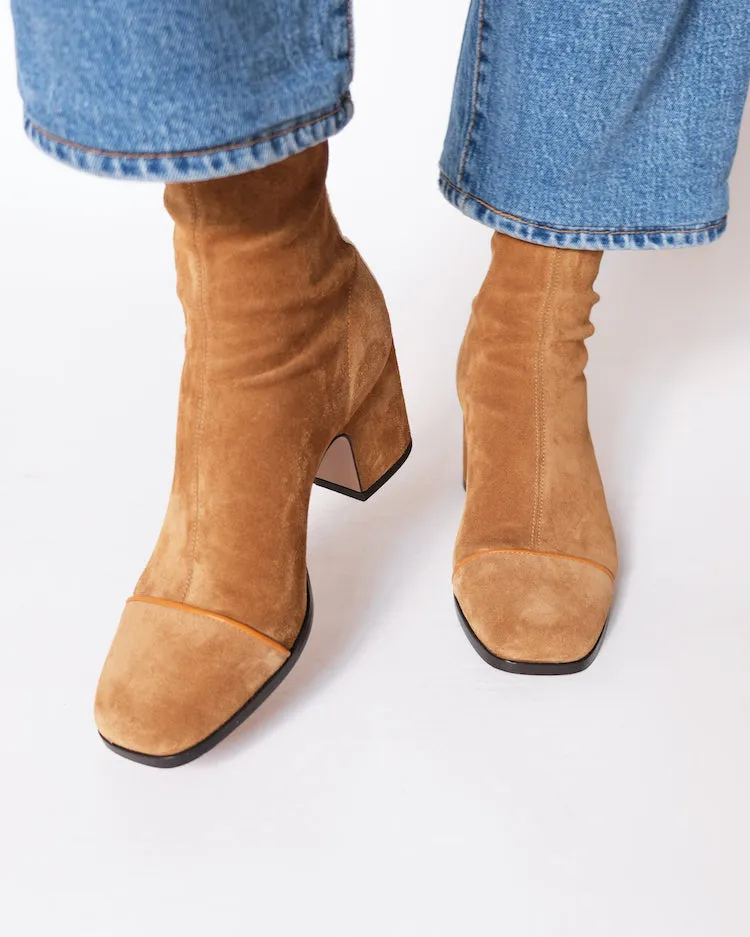ARIA - Bottines - Suède Cognac sold by Nomasei product image thumbnail 4