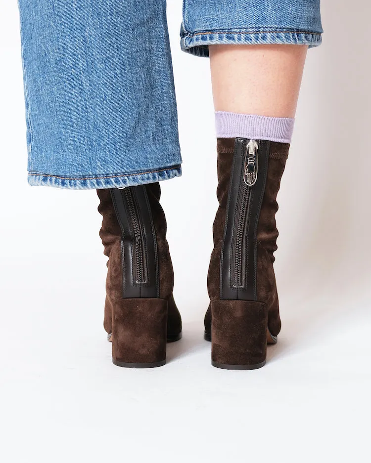 ARIA - Bottines - Suède Stretch Brun sold by Nomasei product image thumbnail 3