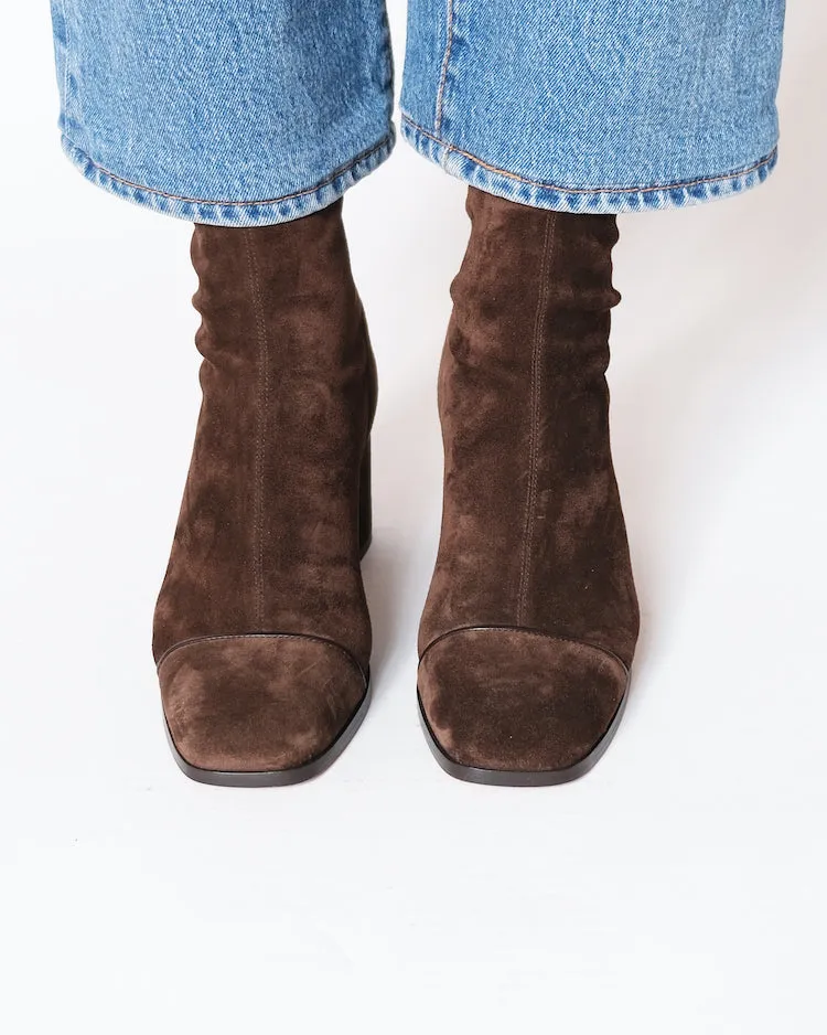 ARIA - Bottines - Suède Stretch Brun sold by Nomasei product image thumbnail 5