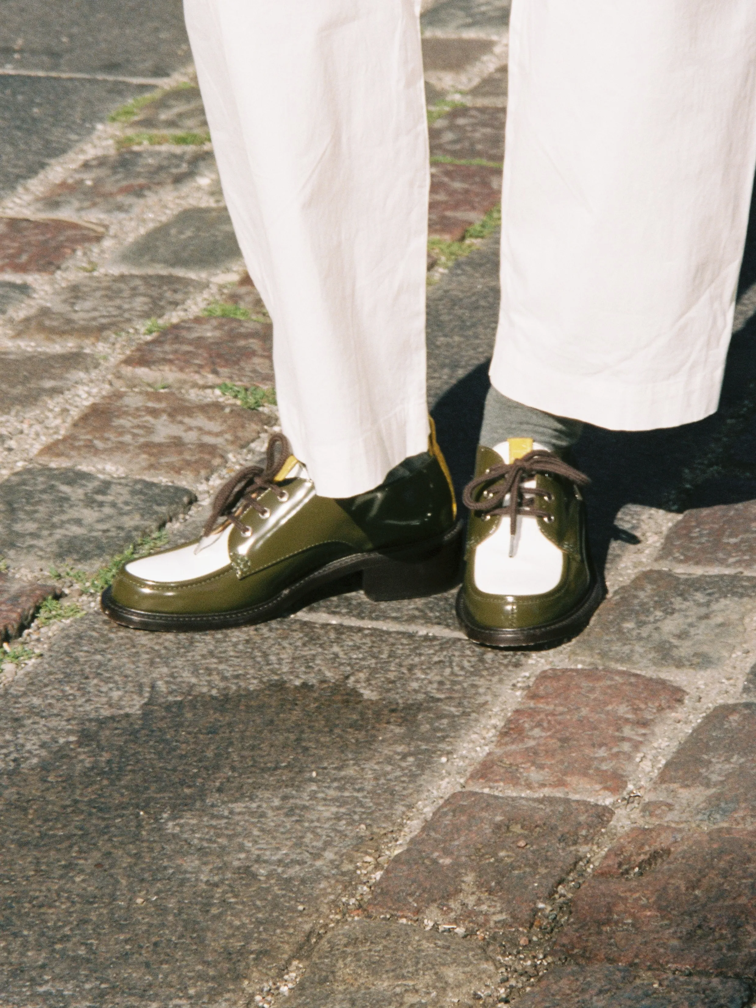 SONICS - Derby - Bicolore Kaki sold by Nomasei product image thumbnail 2