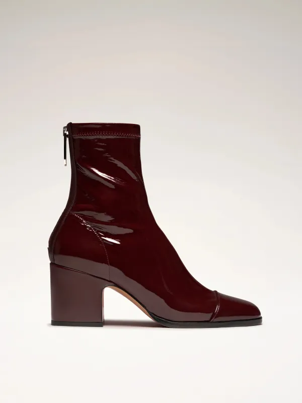 ARIA - Bottines - Verni Stretch Bordeaux sold by Nomasei