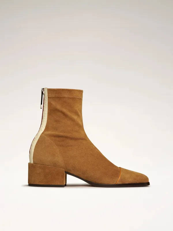 STRADA - Bottines - Suède Cognac sold by Nomasei