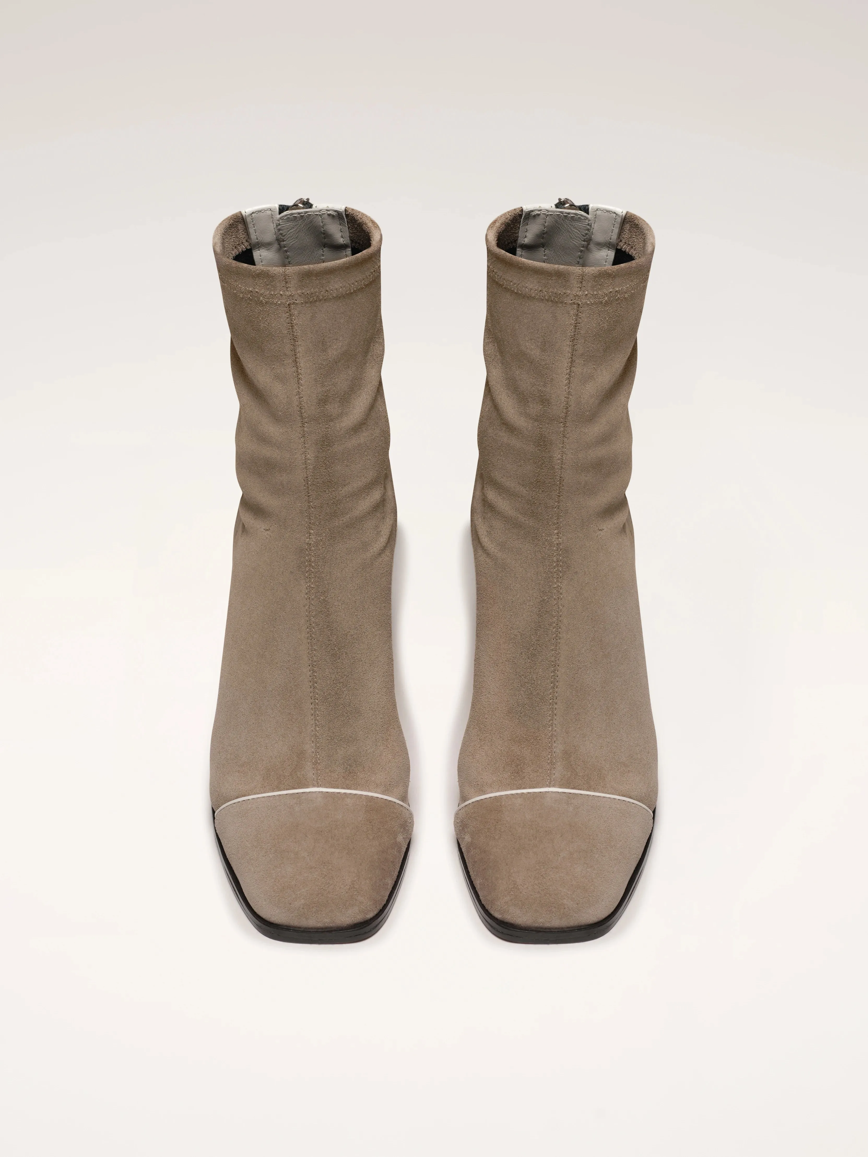 ARIA - Bottines - Suède Stretch Grège sold by Nomasei product image thumbnail 4