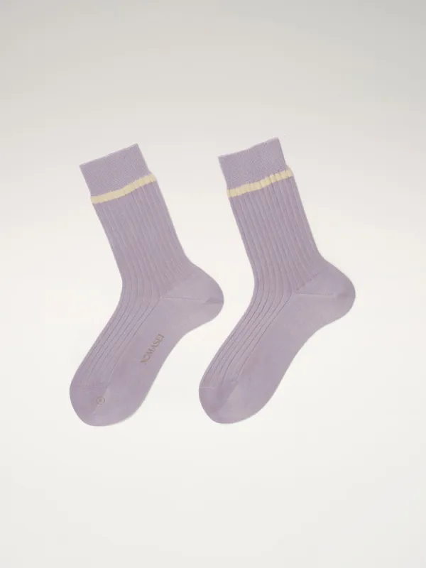 MILOS - Chaussettes - Lilas made by Nomasei