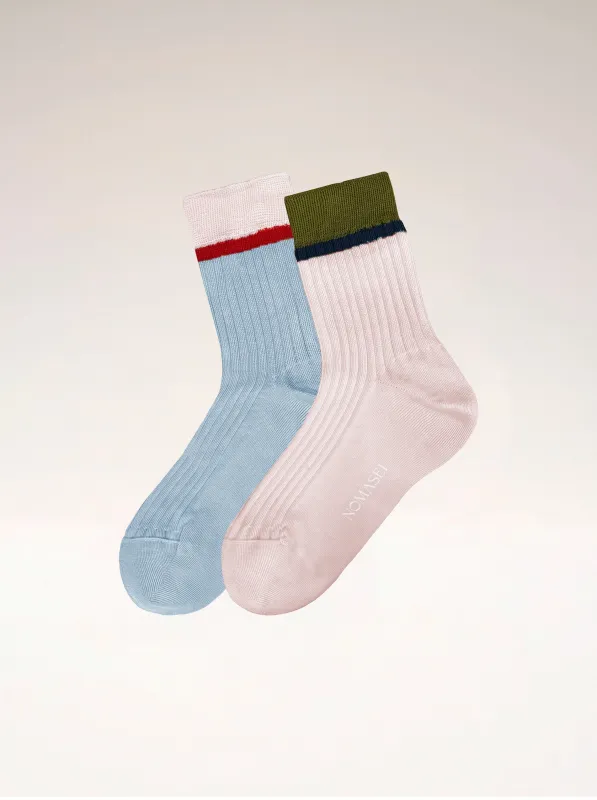 Pack 2 paires chaussettes - COMO Fil d'Écosse made by Nomasei