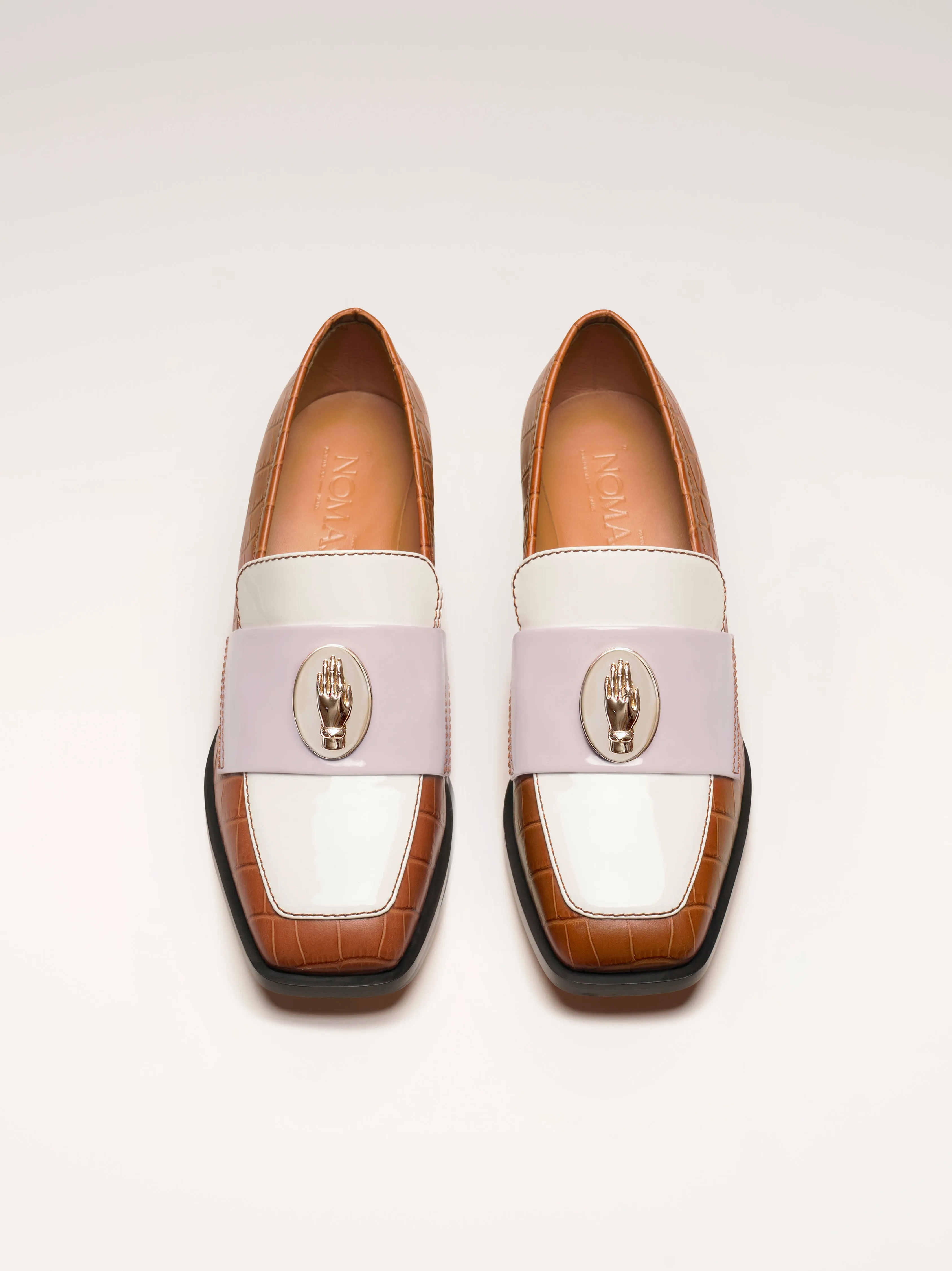 NONO - Mocassins - Tricolore Cognac - Guimauve sold by Nomasei product image thumbnail 2