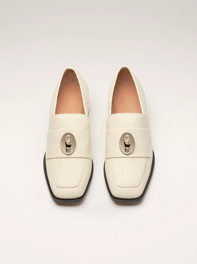 NONO - Mocassins - Blanc Pompéi sold by Nomasei